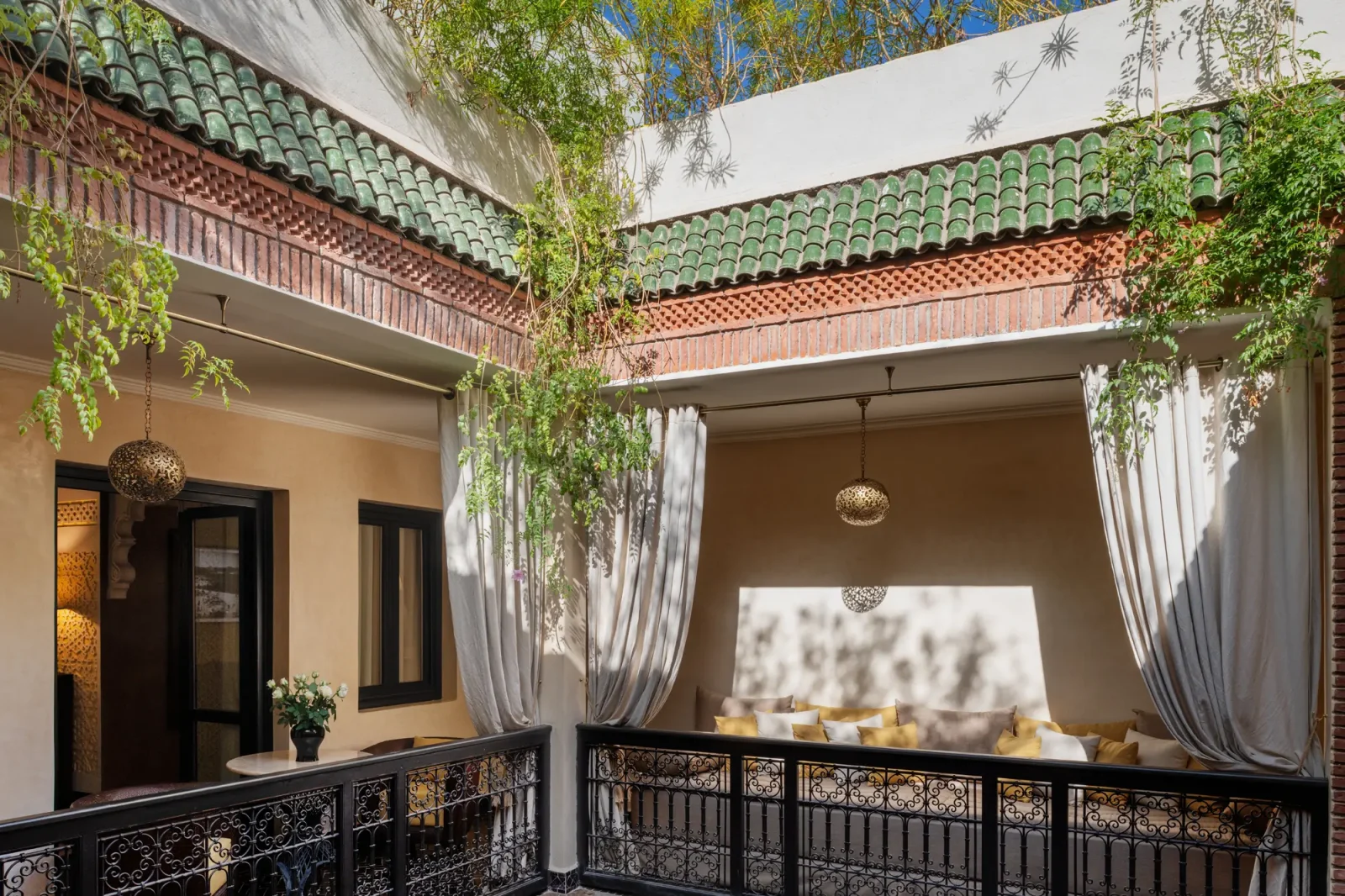 Signature Suite at Riad Kheirredine – luxurious room with elegant decor and modern amenities